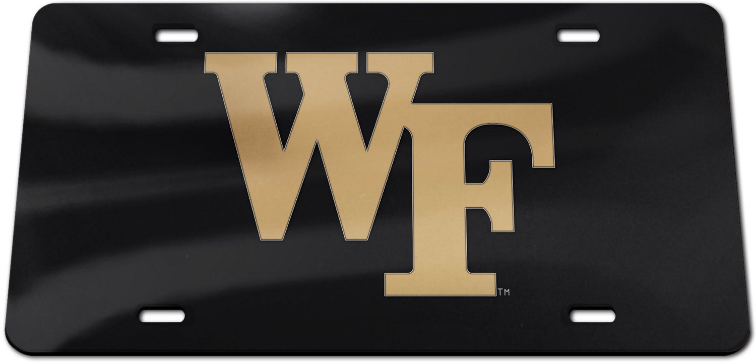 WinCraft Wake Forest University Mirrored License Plate Academy