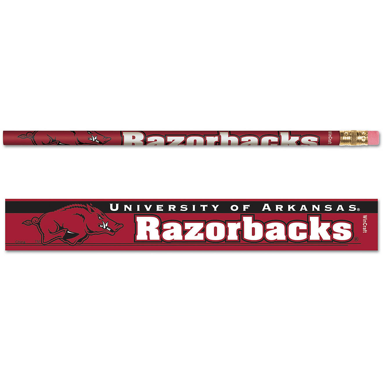 WinCraft University of Arkansas Pencils 6-Pack                                                                                   - view number 1