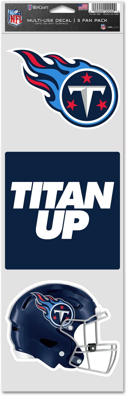 NFL Tennessee Titans Team Decal 3-Pack