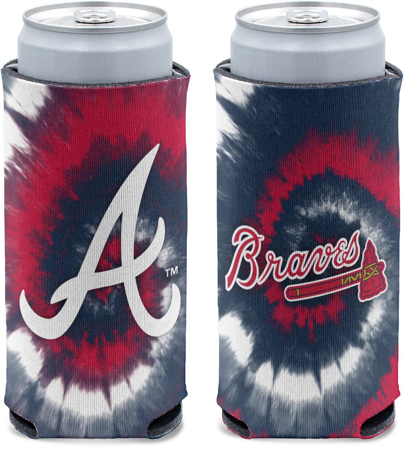 WinCraft Atlanta Braves Tie-Dye 12 oz Can Cooler