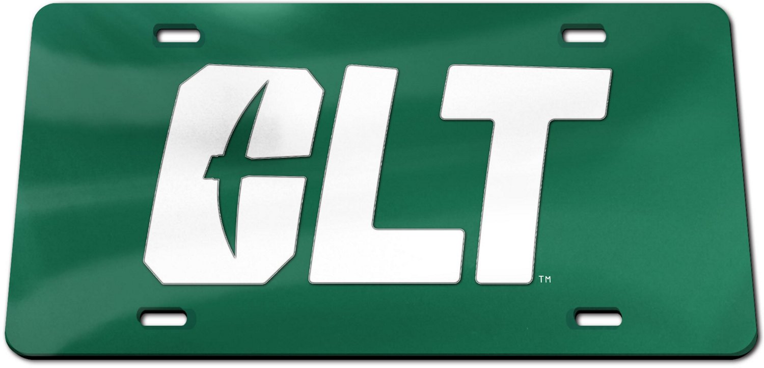 WinCraft University of North Carolina at Charlotte Mirrored License Plate Academy