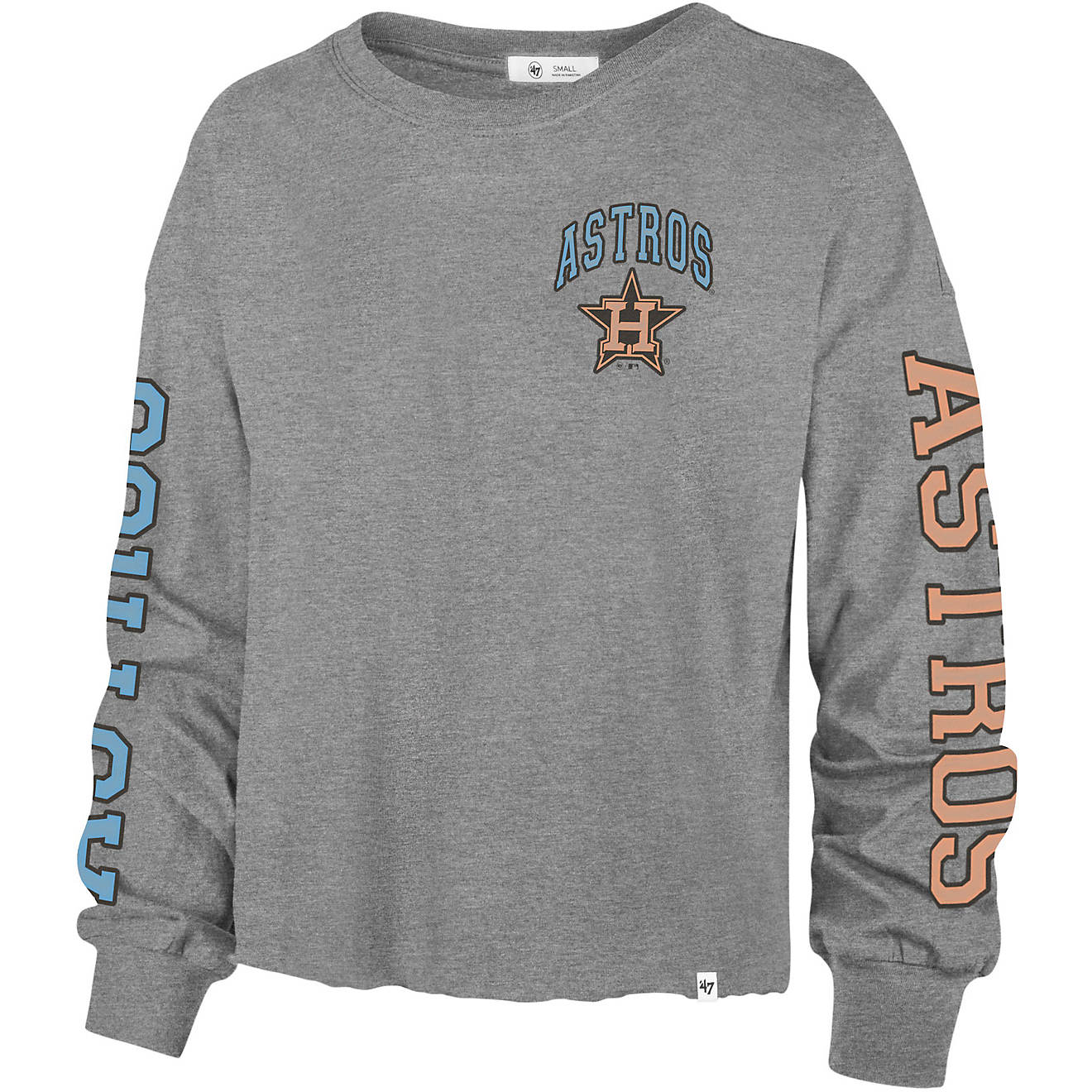 '47 Houston Astros Women's Ultra Max Parkway Graphic Long Sleeve T-shirt                                                         - view number 1
