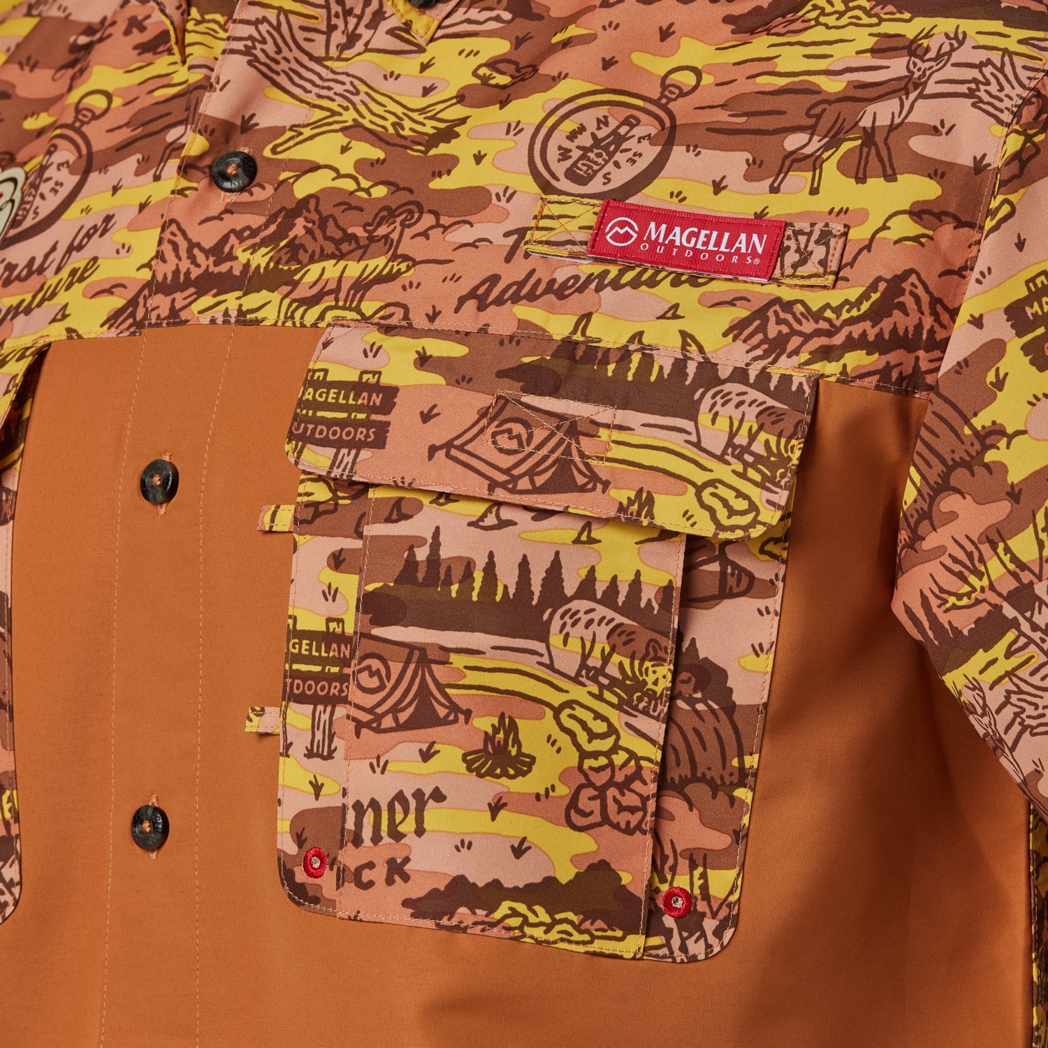 Magellan Outdoors Shiner Men's Laguna Madre Short Sleeve Fishing Shirt - view number 4