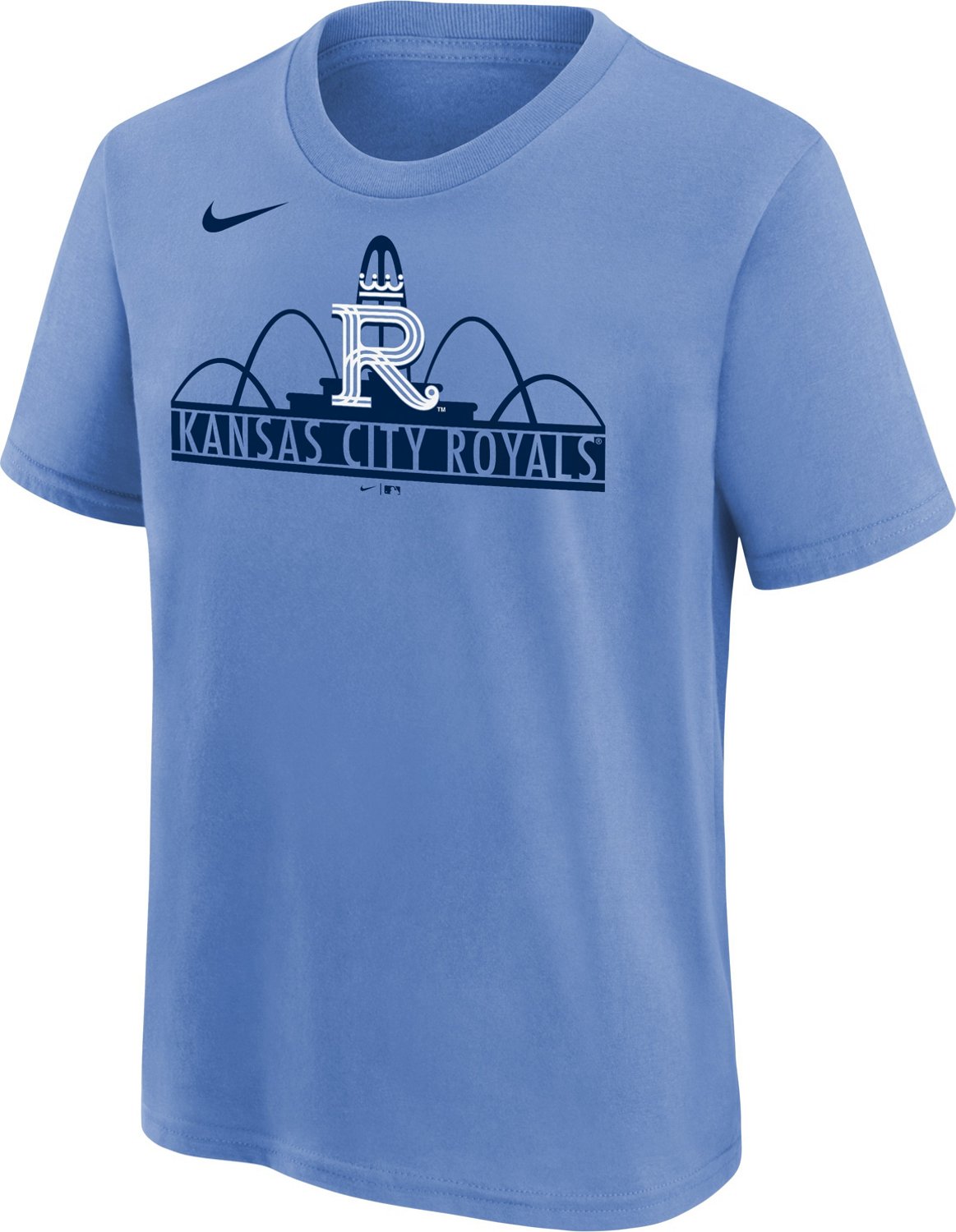 Nike Youth Kansas City Royals City Connect Home Logo Tshirt Academy