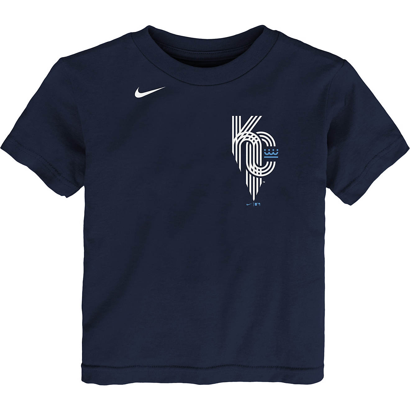Nike Light Blue Kansas City Royals City Connect Wordmark T-shirt