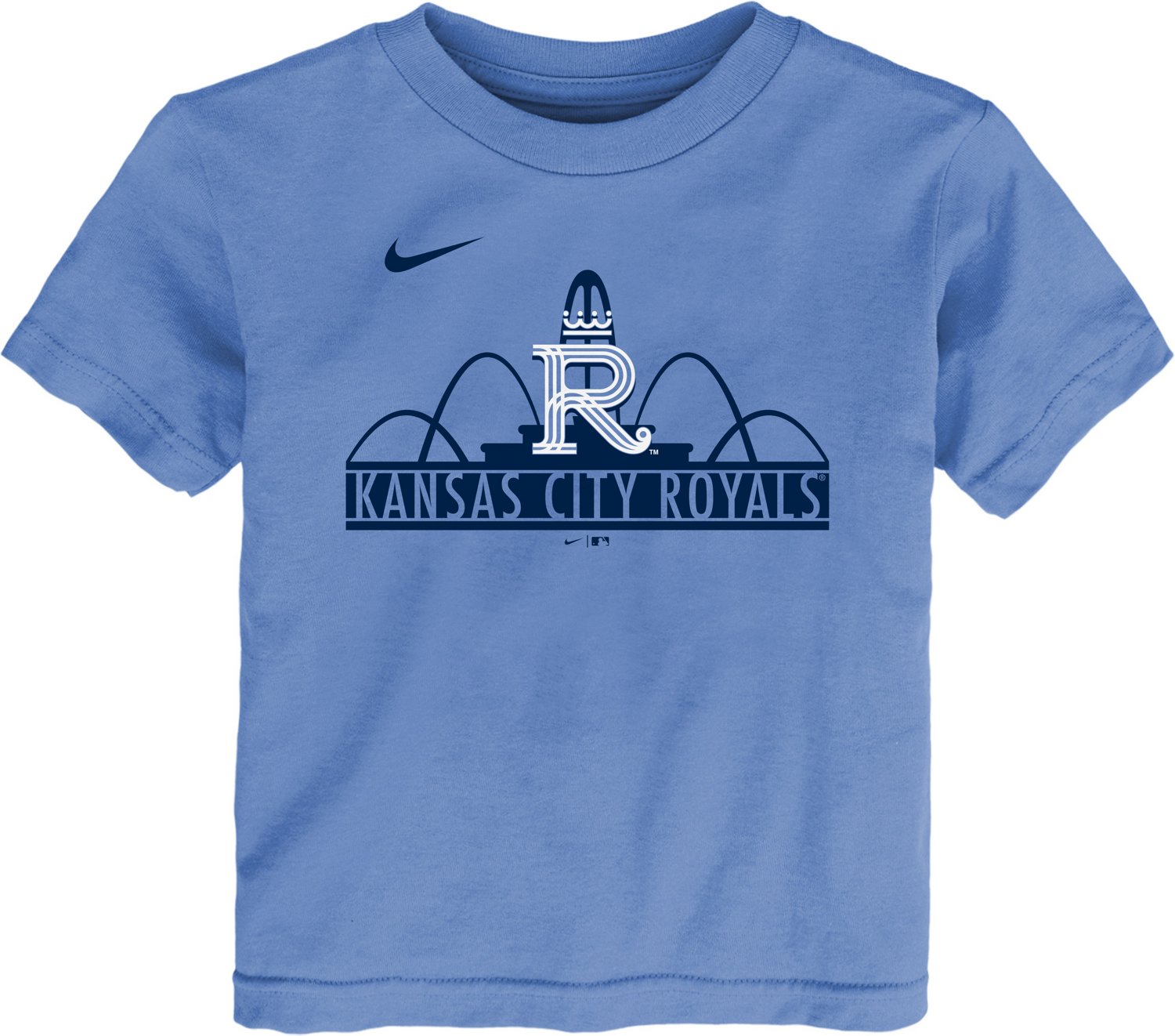 Nike Toddlers' Kansas City Royals City Connect Home Logo Tshirt Academy