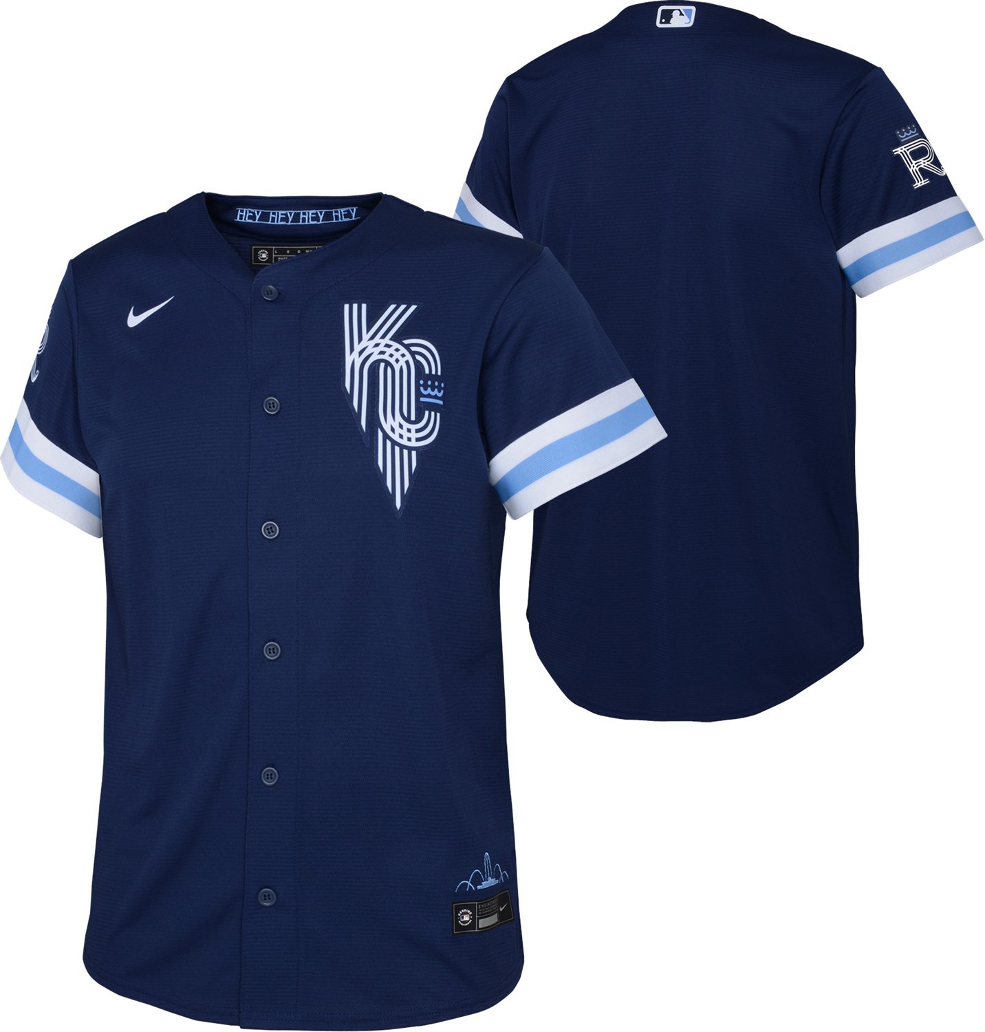 Nike Kids' Kansas City Royals City Connect Replica Jersey - view number 3