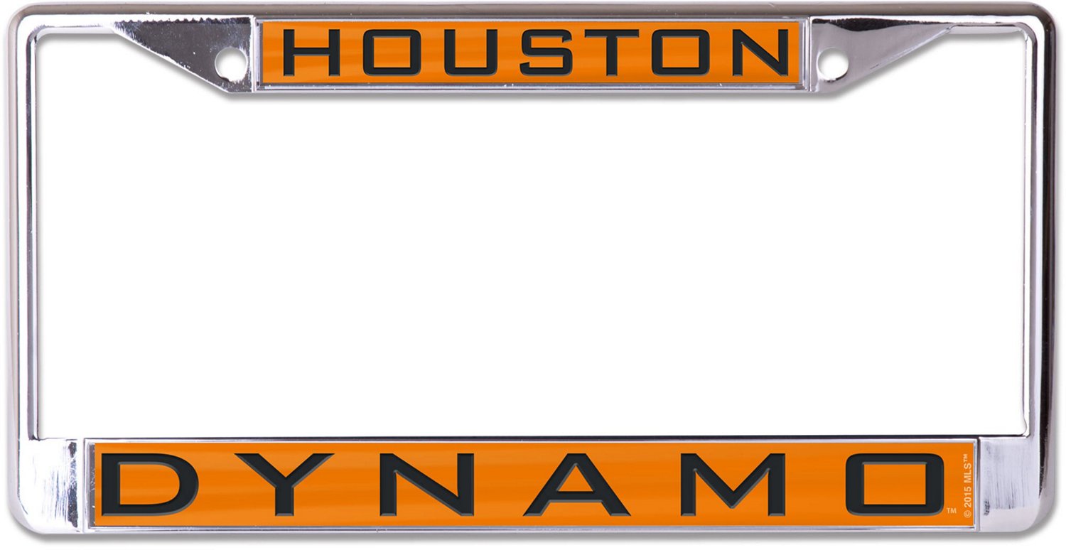 WinCraft Houston Dynamo Blackout License Plate Frame - view number 1