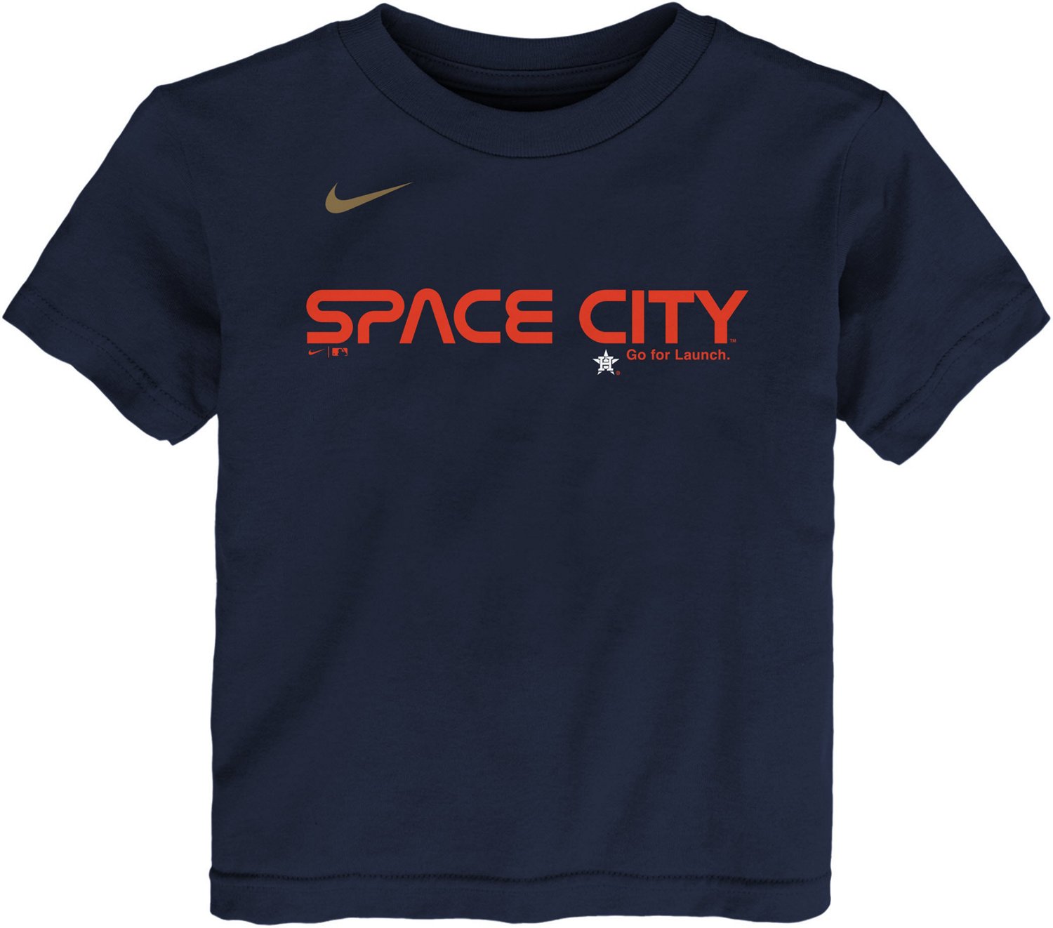 Nike Toddlers' Houston Astros City Wordmark Graphic Short Sleeve T-shirt