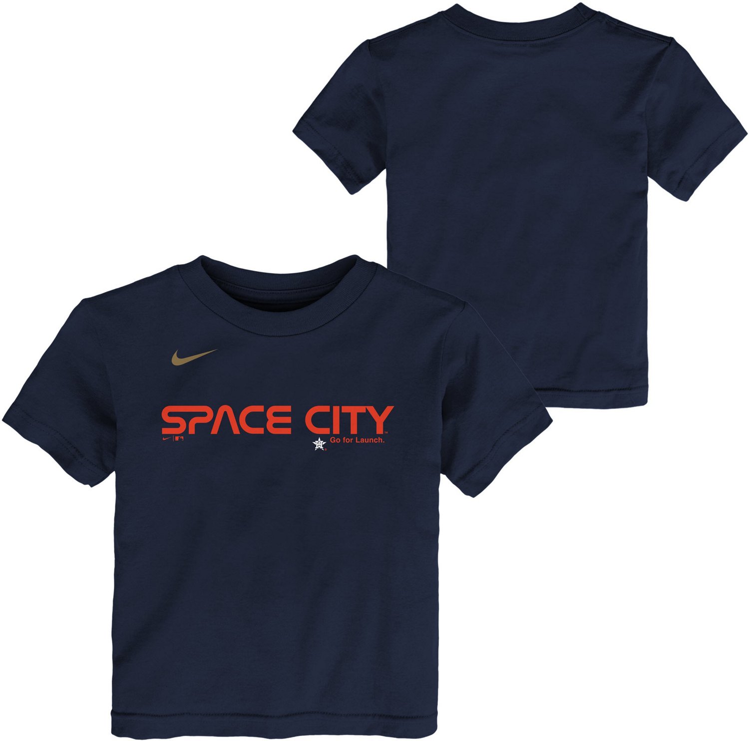 Nike Toddlers' Houston Astros City Wordmark Graphic Short Sleeve T-shirt