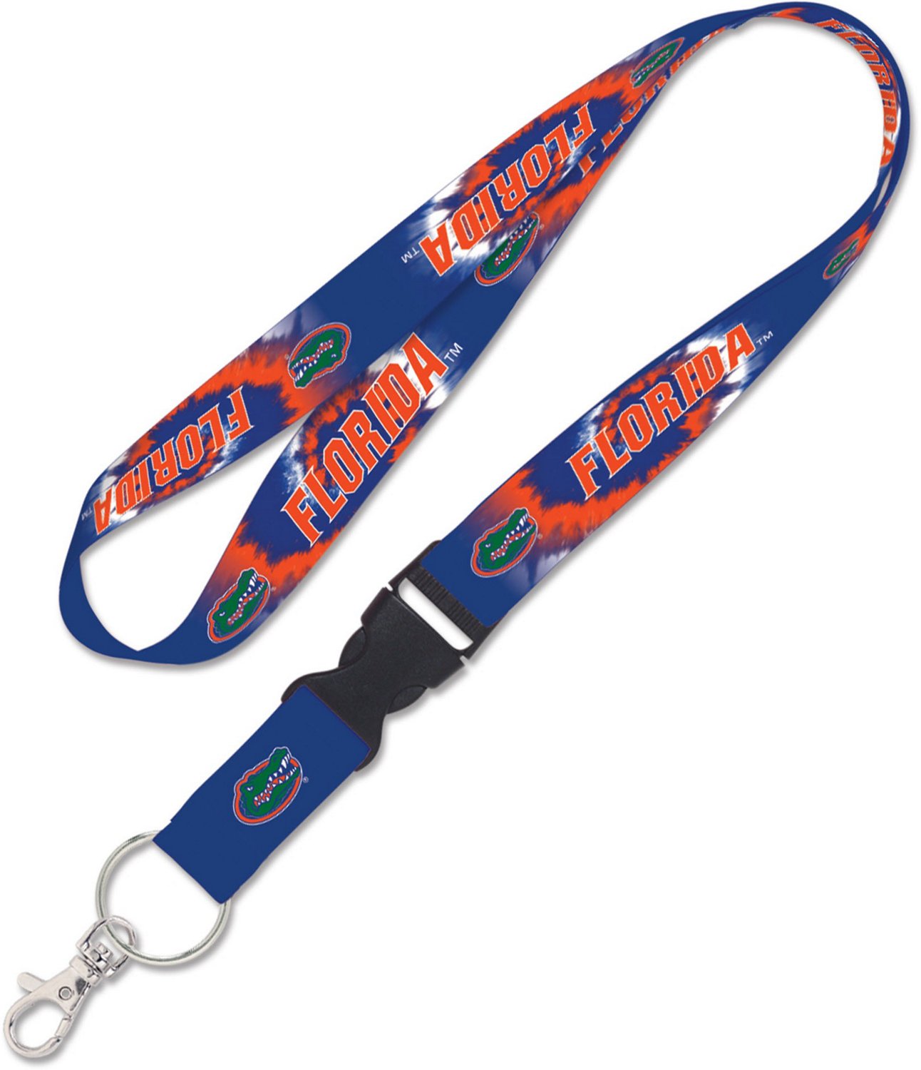 WinCraft University of Florida Tie-Dye 1 in Detachable Buckle Lanyard ...