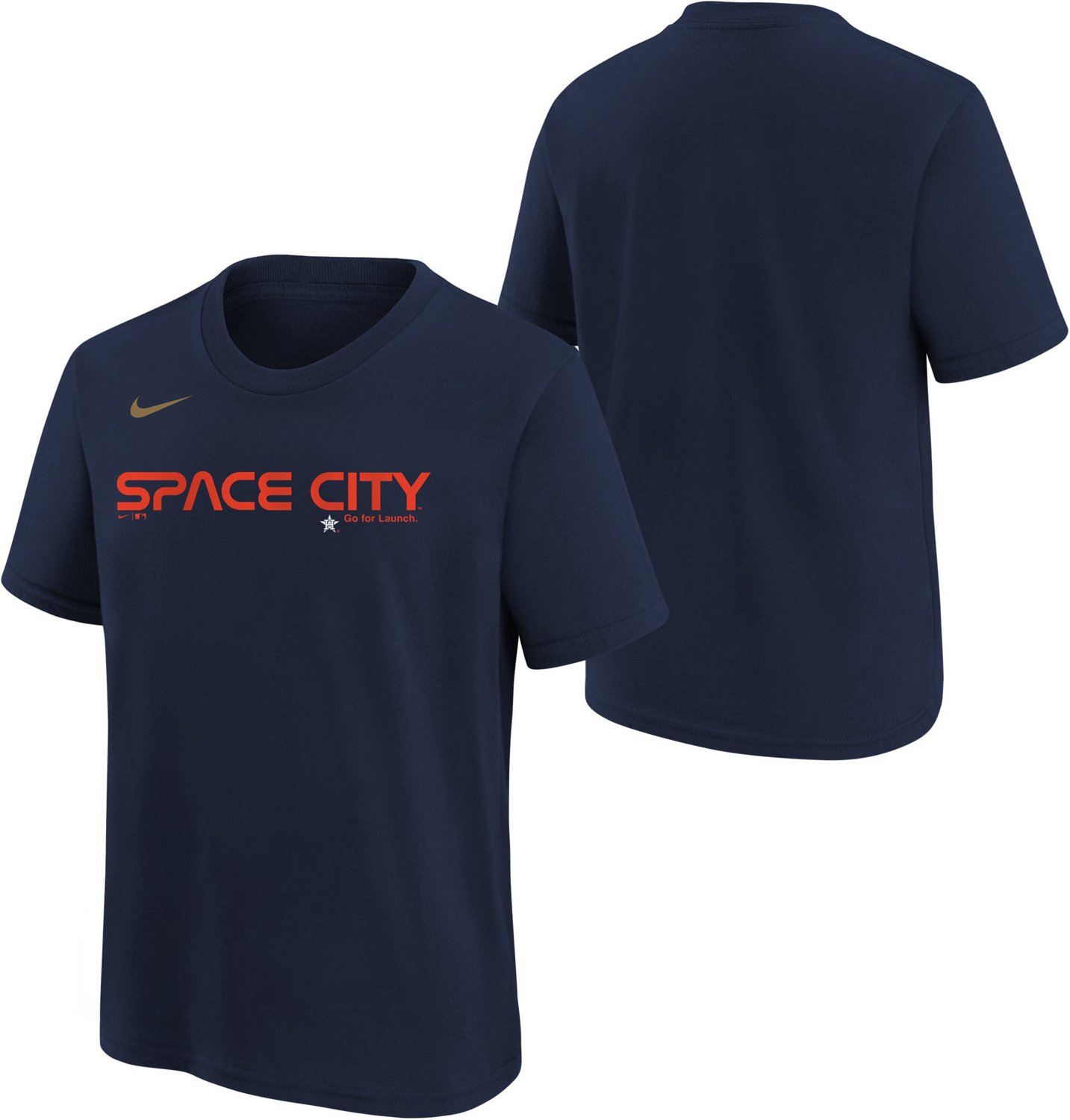 Nike Toddlers' Houston Astros City Wordmark Graphic Short Sleeve T-shirt