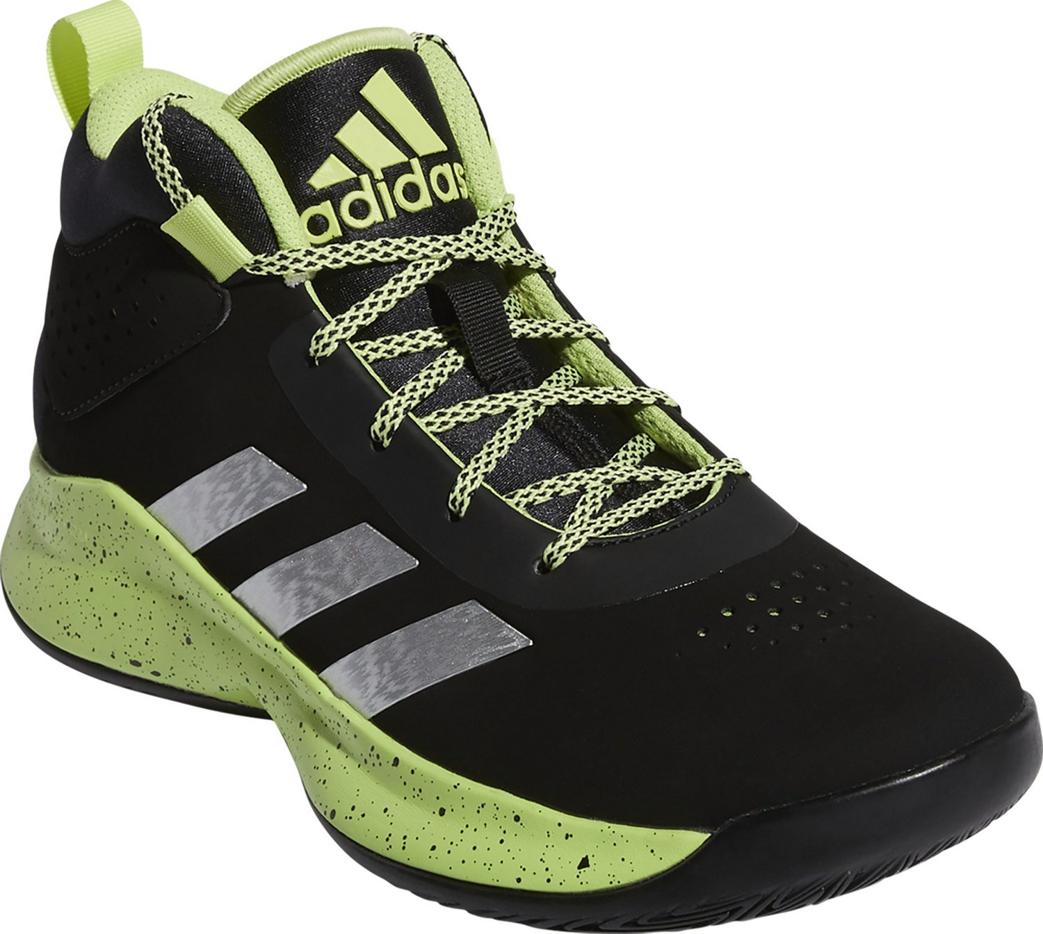 adidas Boys' Cross Em Up Basketball Shoes Academy
