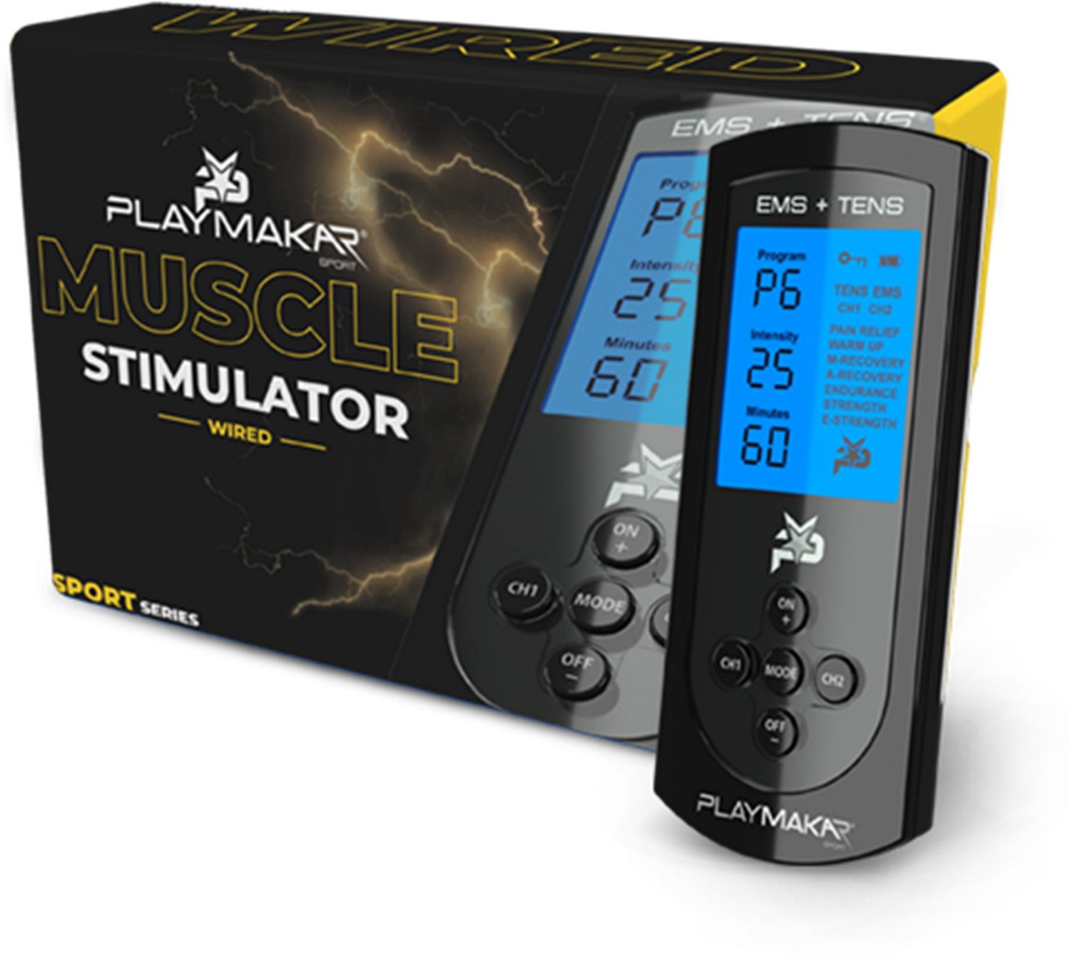 TENS Unit Muscle Stimulator with Auto Shut Off by TRAKK at the