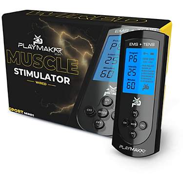 PlayMakar SPORT Wired TENS Electrical Muscle Stimulator Unit                                                                    