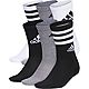 adidas Youth Cushion Mixed Crew Socks 6 Pack                                                                                     - view number 1 image