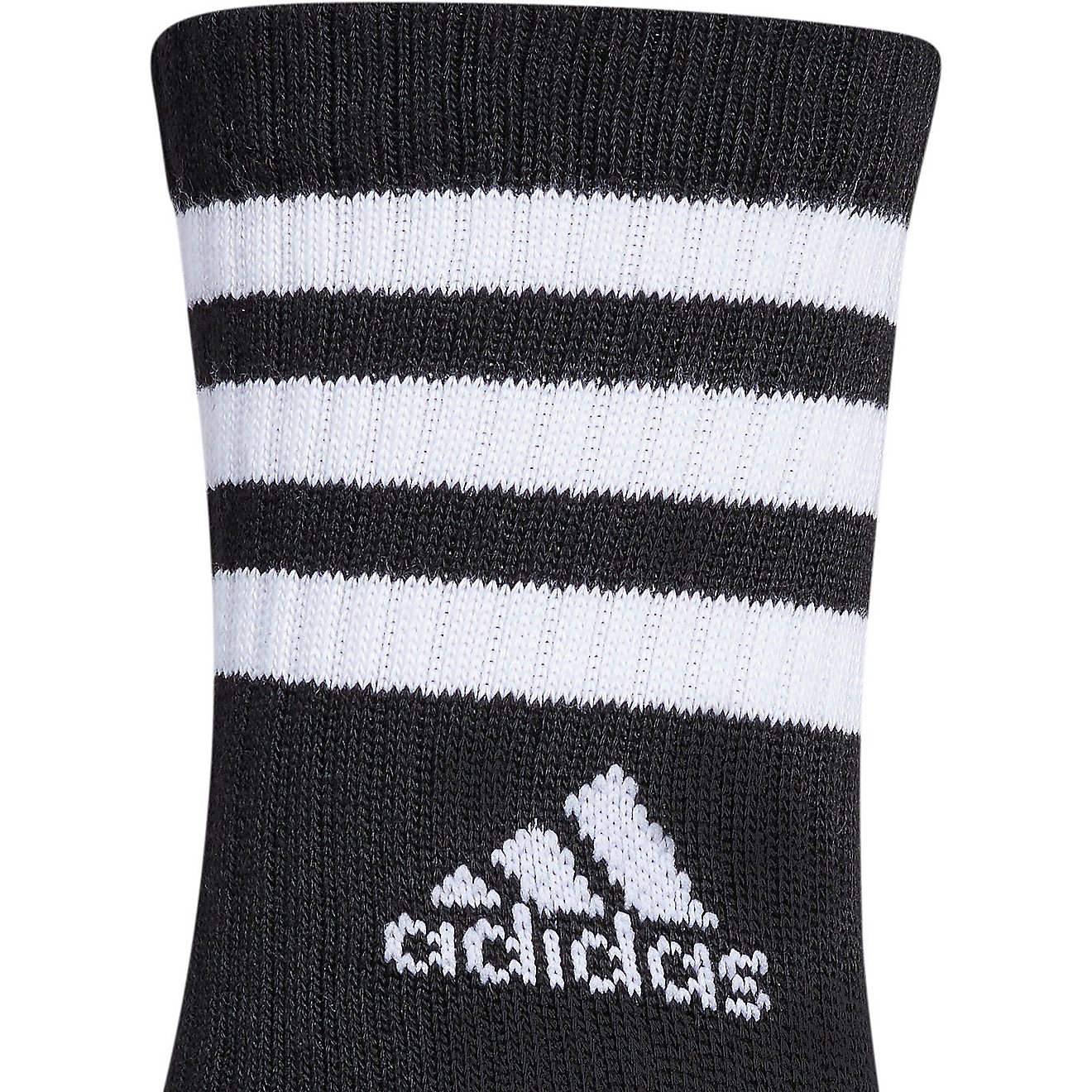 adidas Youth Cushion Mixed Crew Socks 6 Pack                                                                                     - view number 4