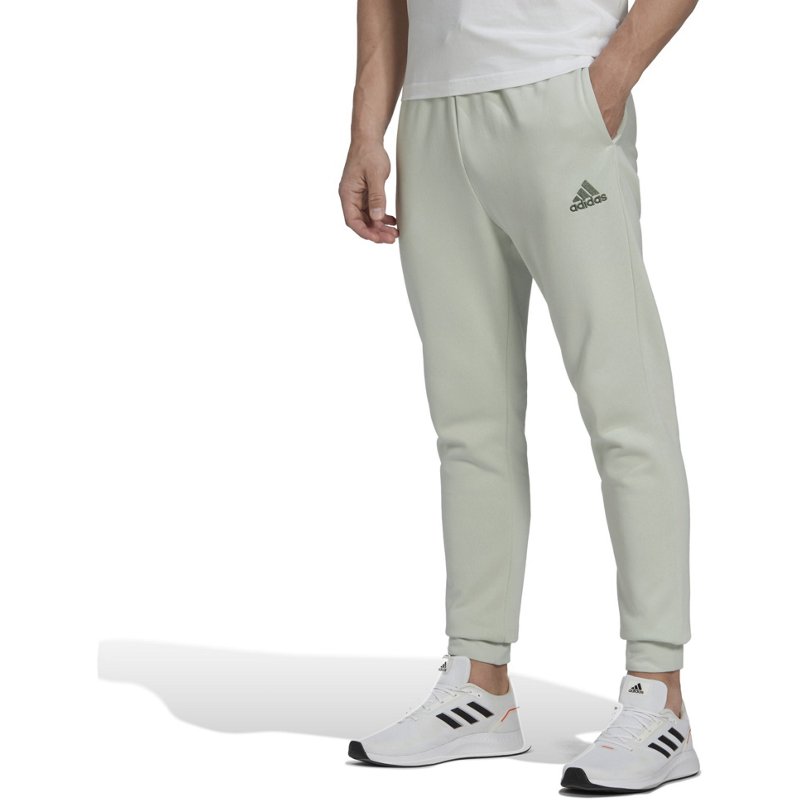 adidas Men’s Essential Feel Cozy Pants Green Light, 2X-Large - Men's Athletic Fleece at Academy Sports product image