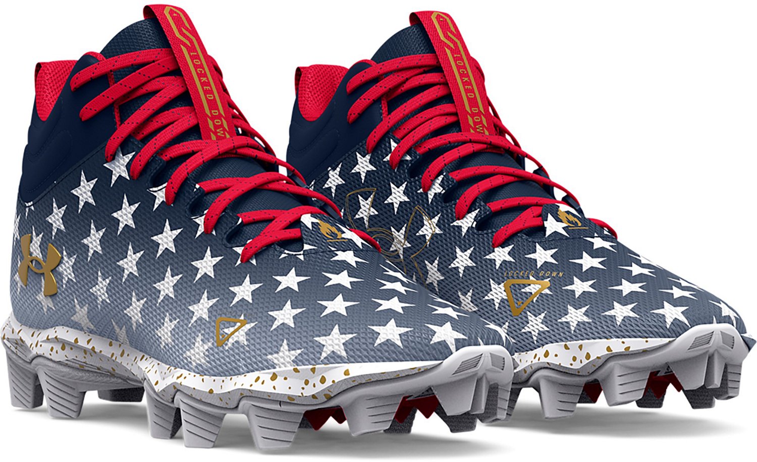 Under Armour Boys Spotlight Franchise USA Jr. Football Cleats