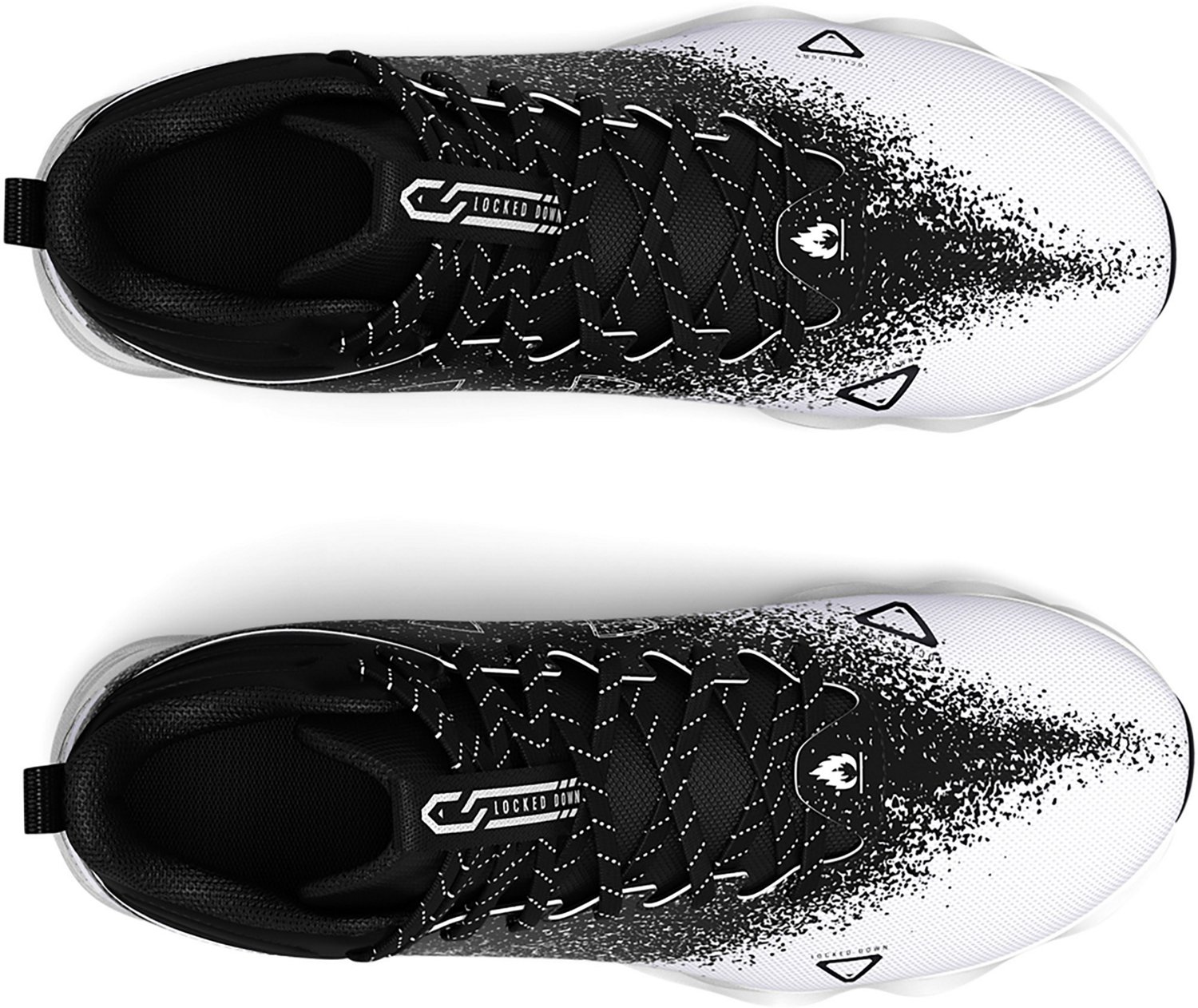 Under Armour Youth Spotlight Franchise 2.0 Jr Football Cleats                                                                    - view number 4