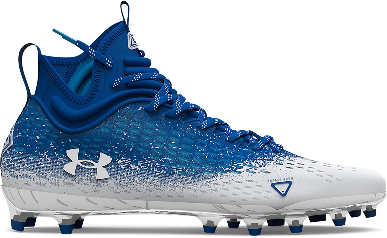 Blue under clearance armour football cleats