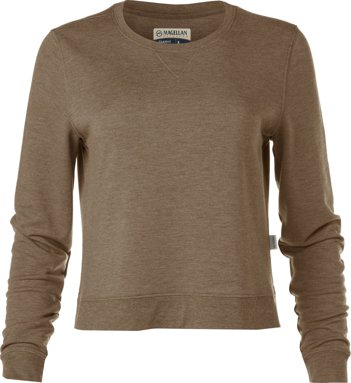 Magellan Outdoors Women’s Campfire Long Sleeve Crop Pullover Shirt - view number 3