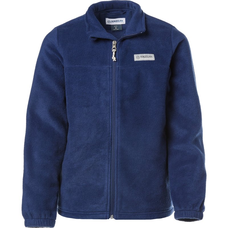 Magellan Outdoors Boys’ Arctic Fleece Full-Zip Jacket Navy Blue, Large - Boy's Ski Outerwear And Fleece at Academy Sports product image