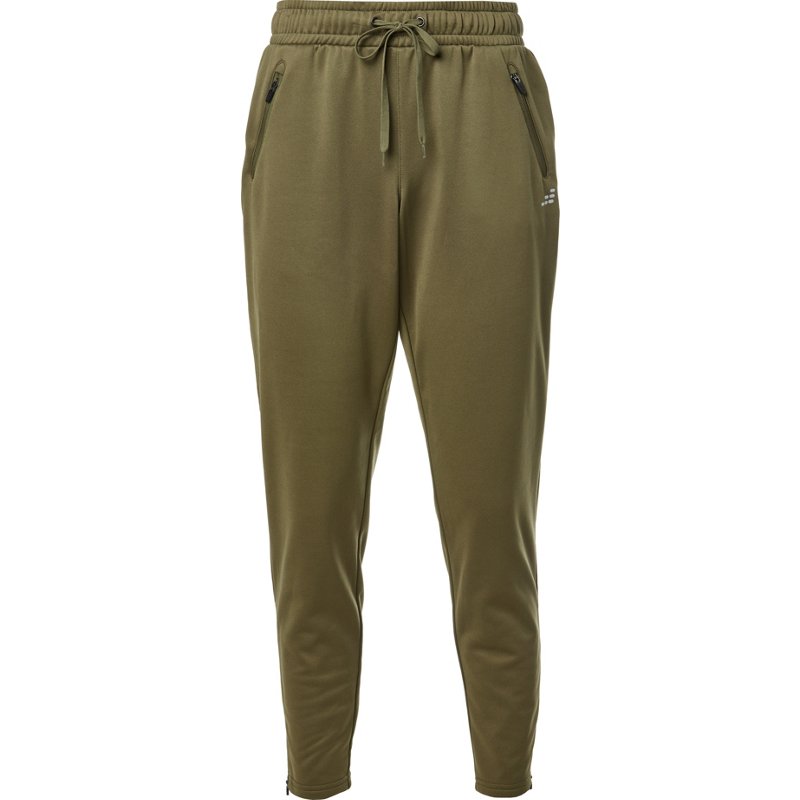 BCG Women's Tapered Fleece Pants Green Dark, Medium - Women's Athletic Fleece at Academy Sports product image
