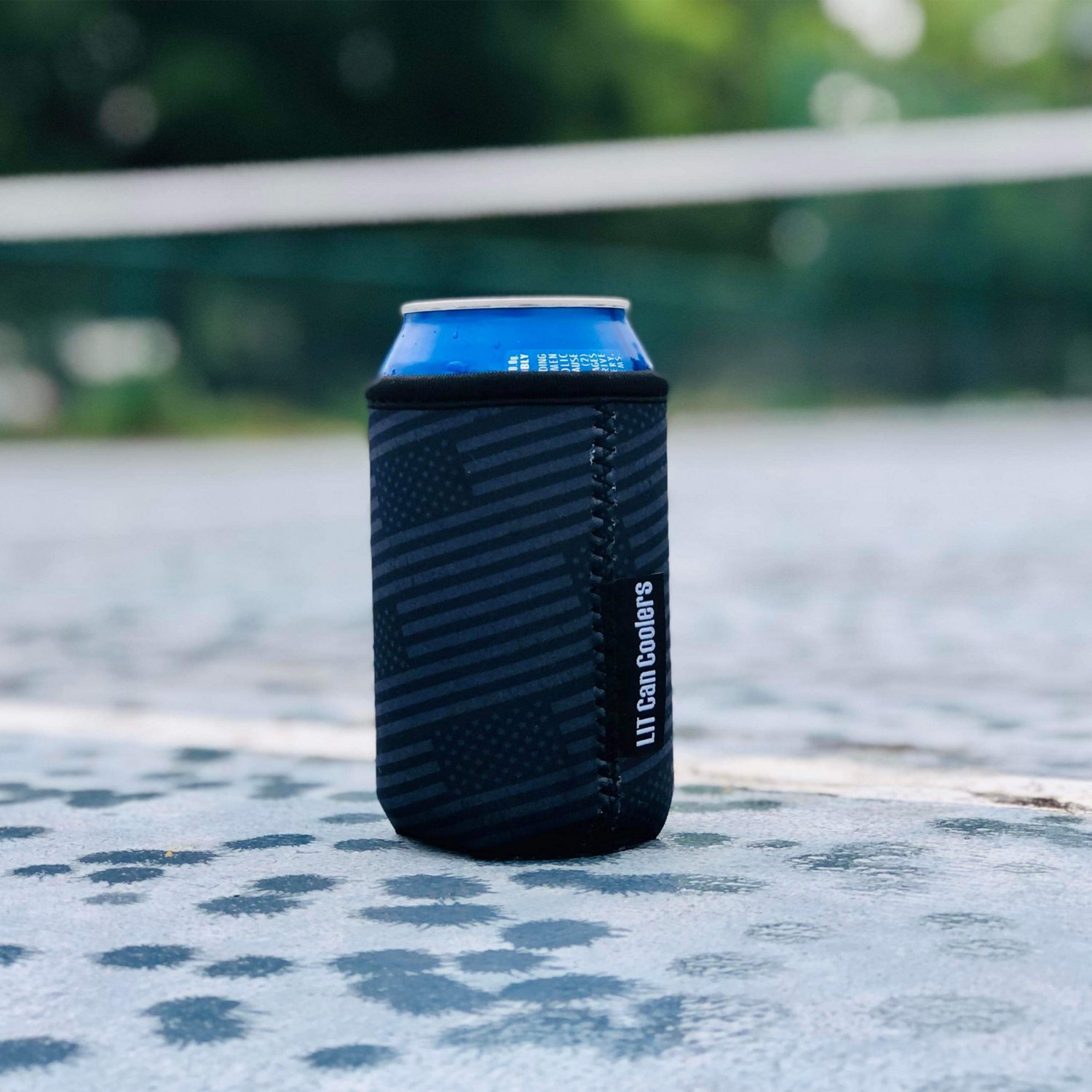 Lit Handlers USA 12 oz Stubby Can Cooler                                                                                         - view number 2