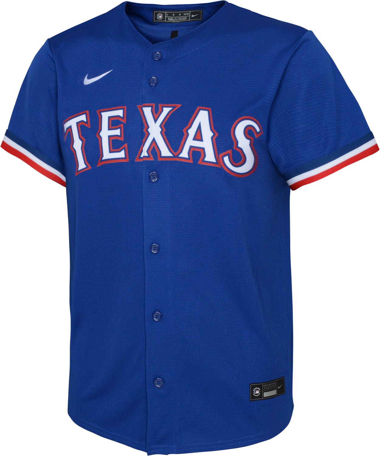 Nike Youth Texas Rangers Away Alternate 2 Replica Jersey Academy