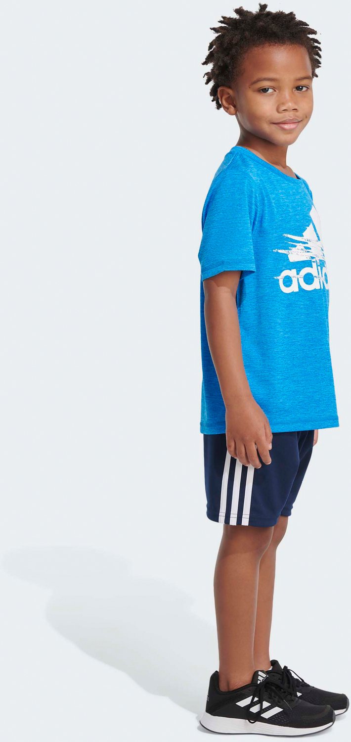 adidas Boys' Graphic T-shirt and Shorts Set - view number 3