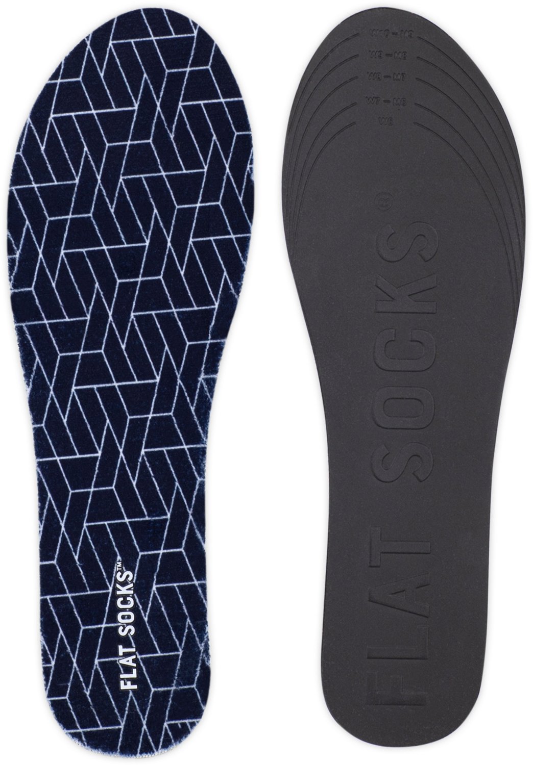 Flat Socks Adults’ No Sock Insoles Academy