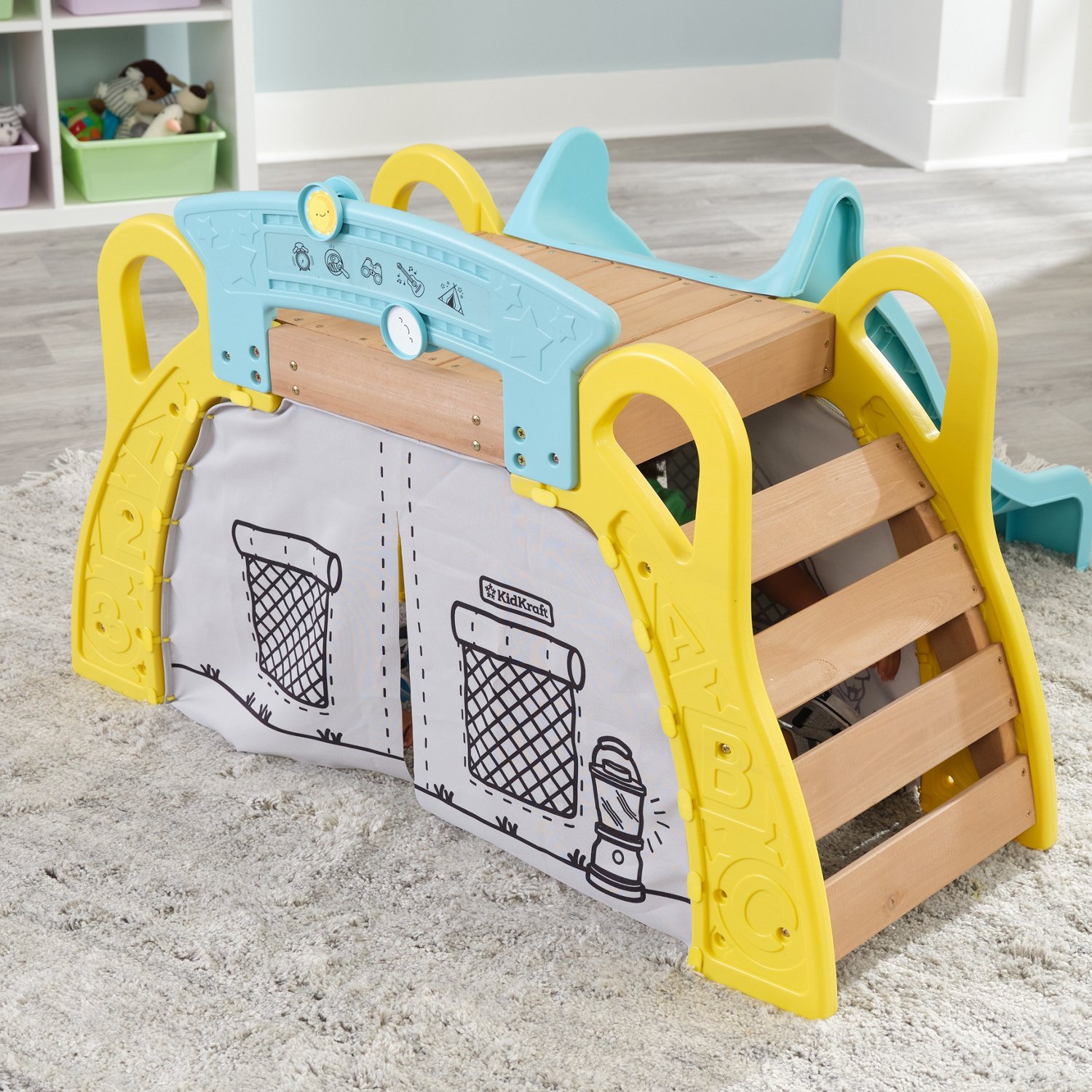 KidKraft Camp and Slide Climber Academy