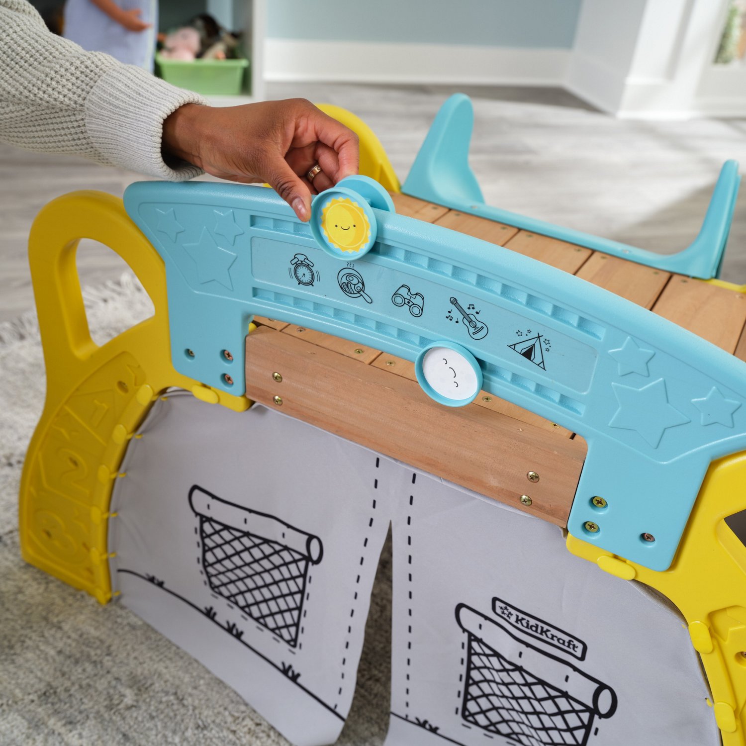 KidKraft Camp and Slide Climber Academy