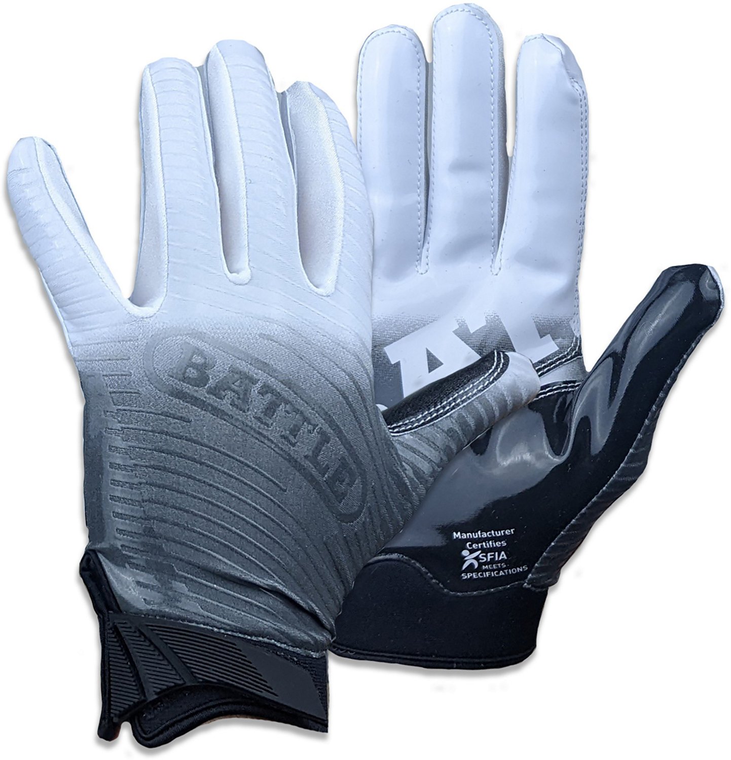 Battle Adults' Doom Gradient Football Gloves                                                                                     - view number 2