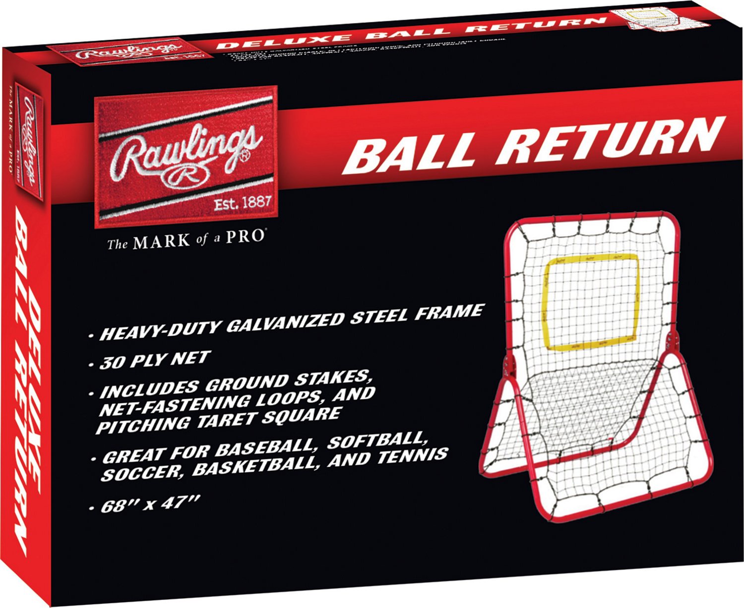 Rawlings Deluxe Ball Return Free Shipping at Academy