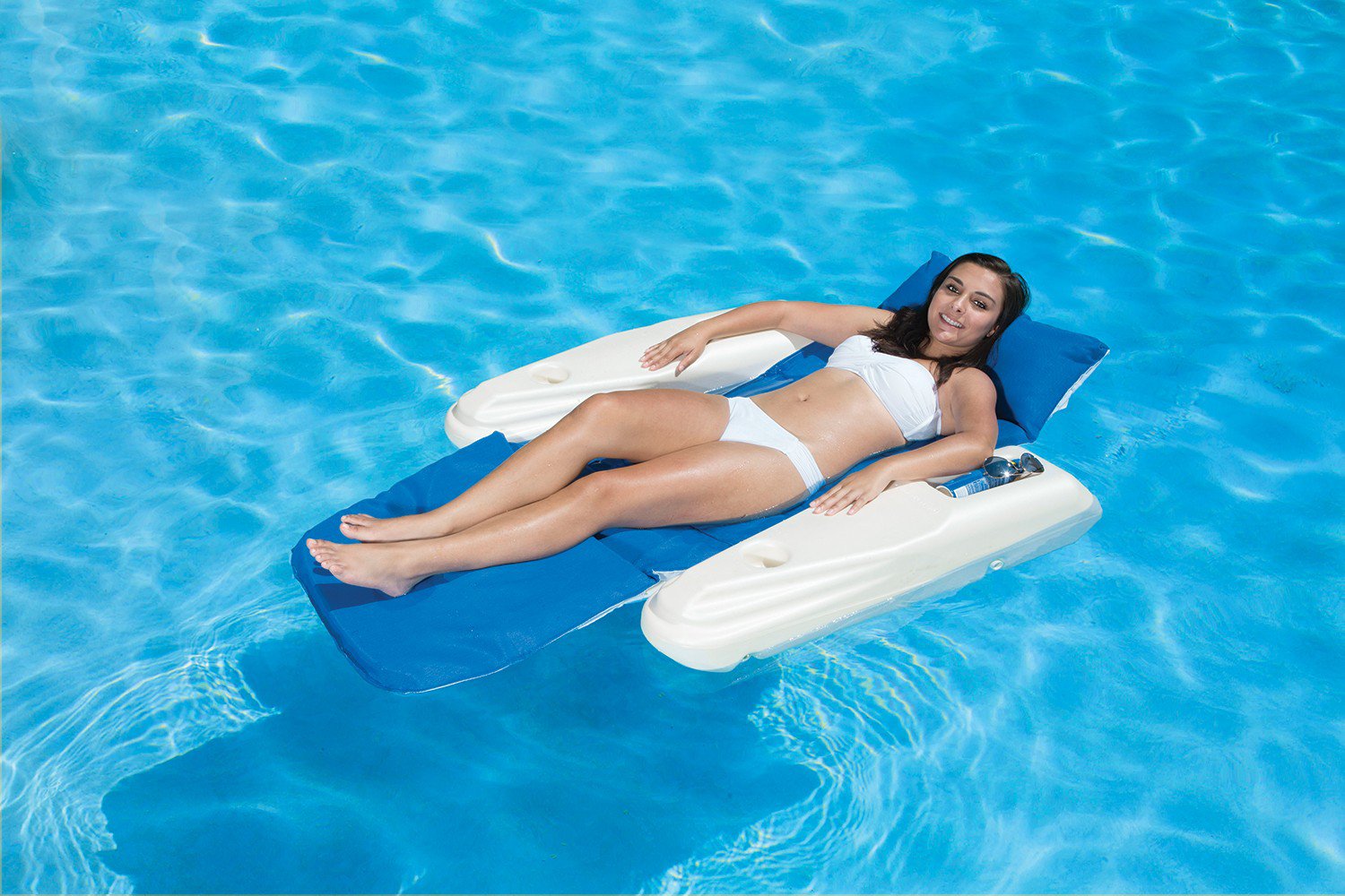 Poolmaster floating lounge discount chair