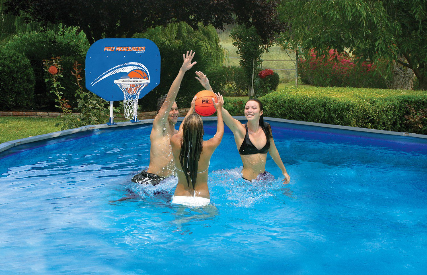 Poolmaster Above-Ground Poolside Basketball/Volleyball Game Combo                                                                - view number 3