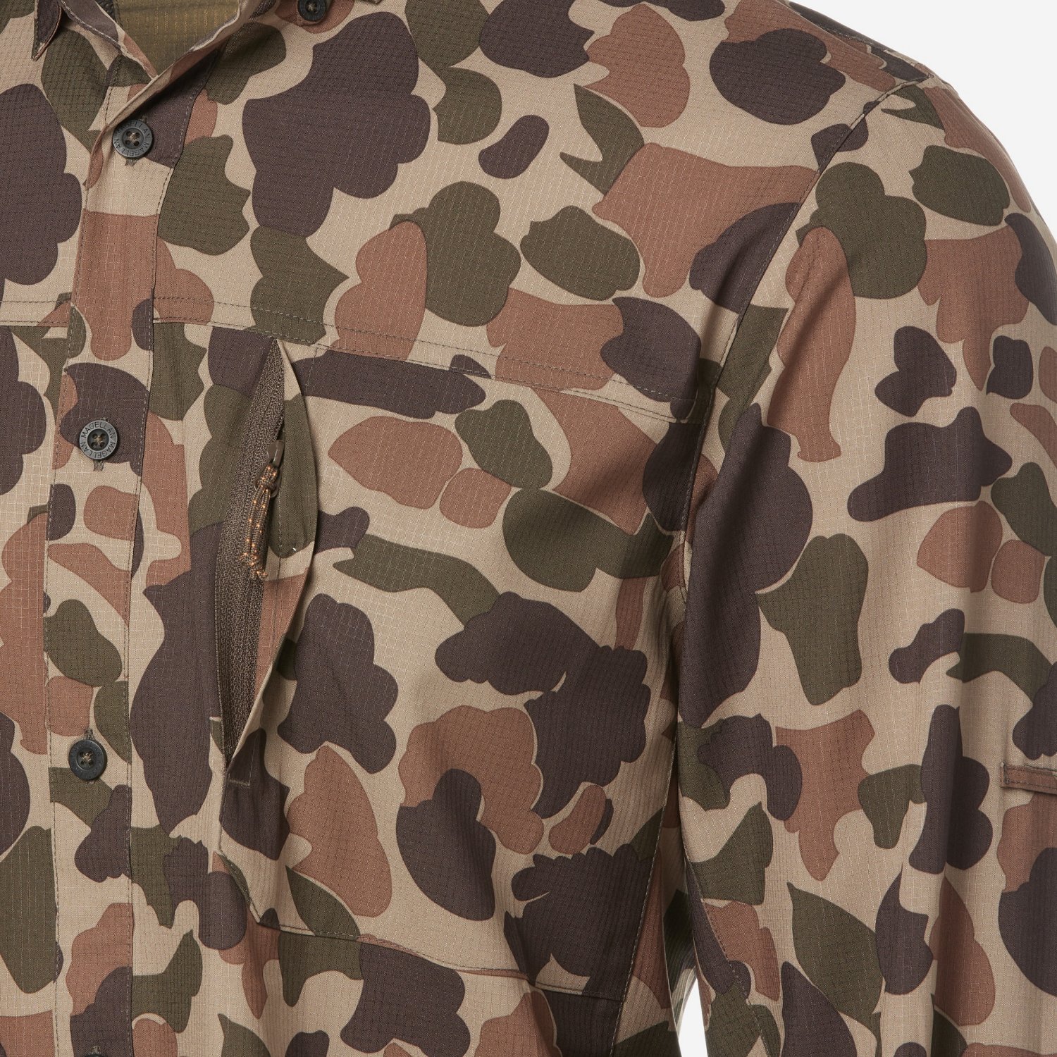 Magellan Outdoors Men's Lightweight Ripstop Button Down Long Sleeve Shirt - view number 4