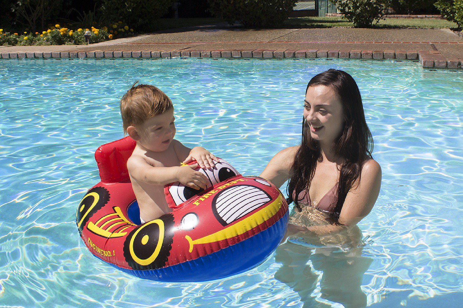 Poolmaster Fire Engine Baby Pool Float - view number 3