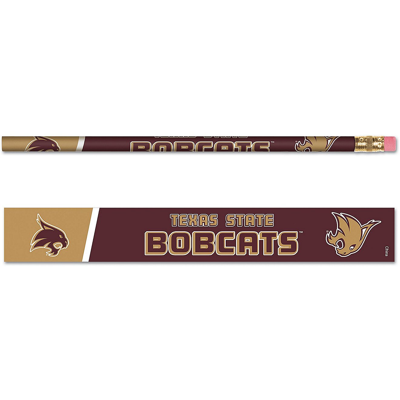 WinCraft Texas State University Pencils 6-Pack                                                                                   - view number 1