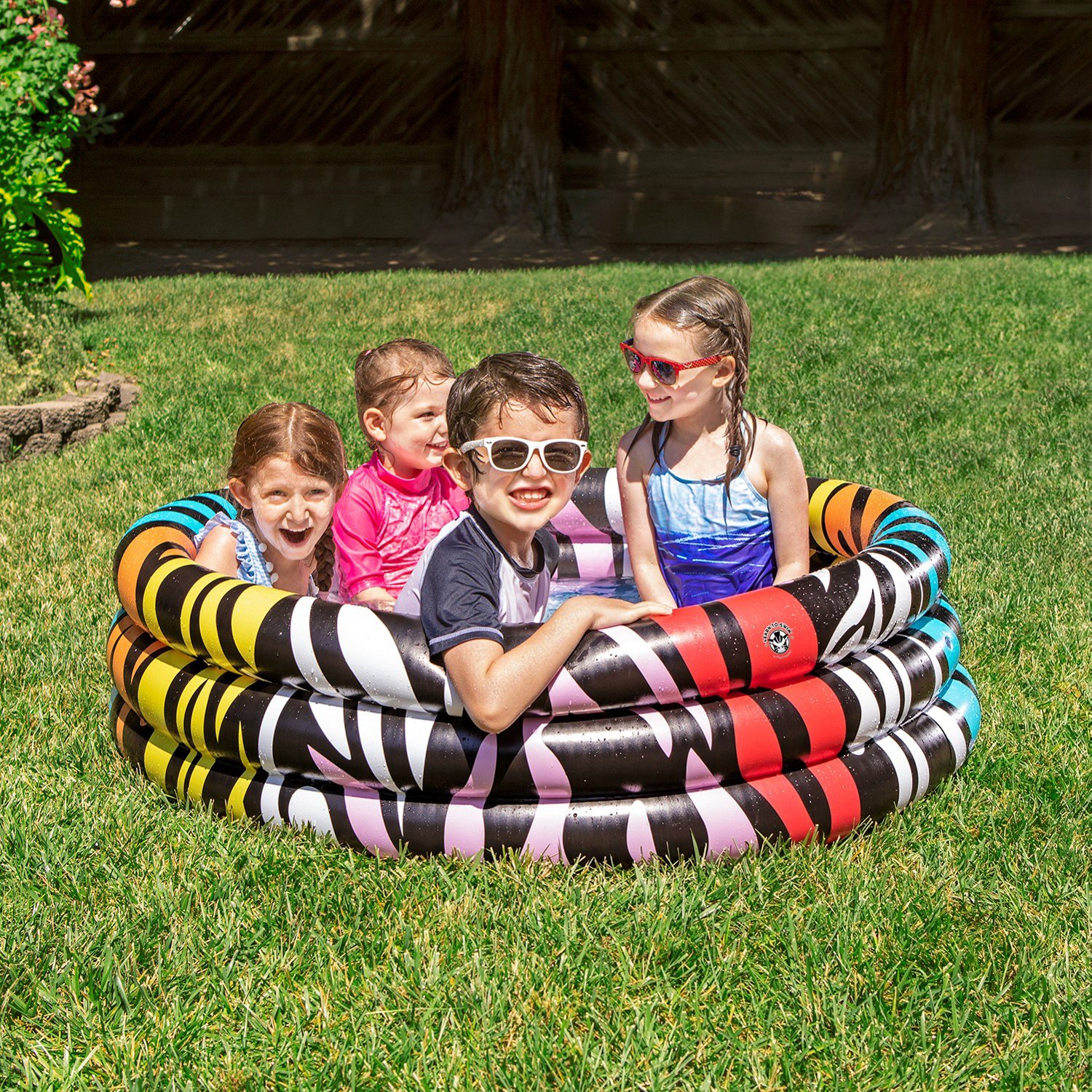 Poolmaster Pre-Swimmer Zebra Inflatable Kids Pool - view number 3