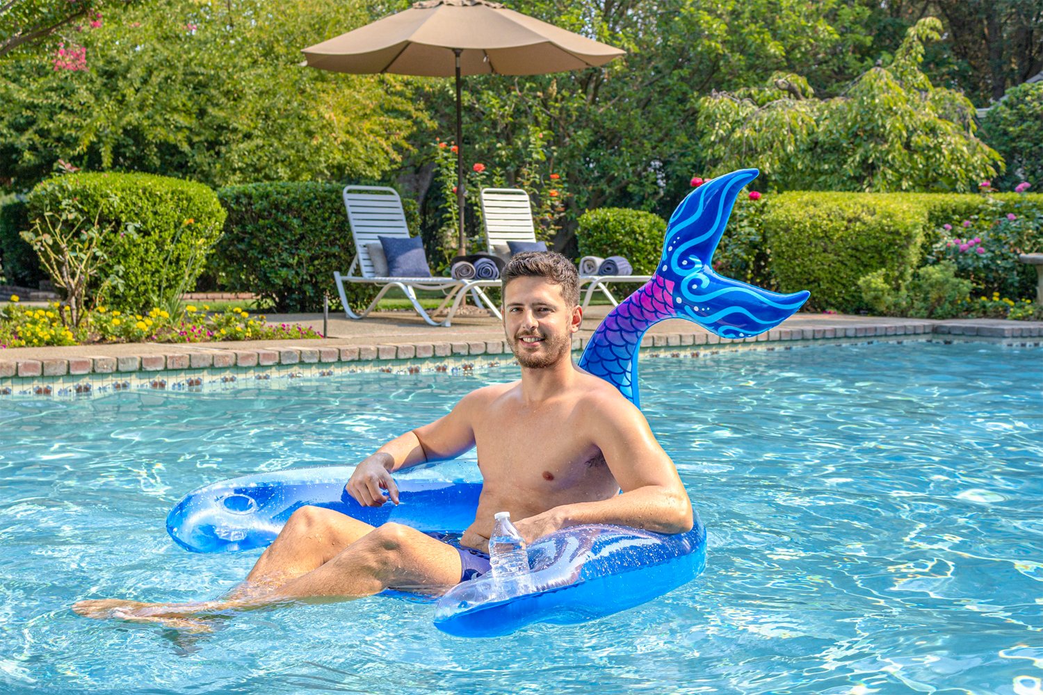 Poolmaster Mermaid Tail Pool Float Sling Chair Academy