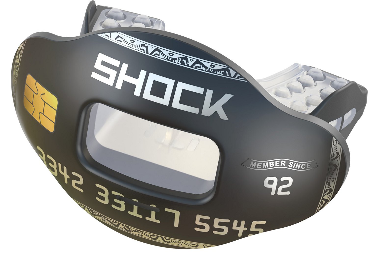 Shock Doctor Max Airflow Chrome Credit Card Mouthguard Academy