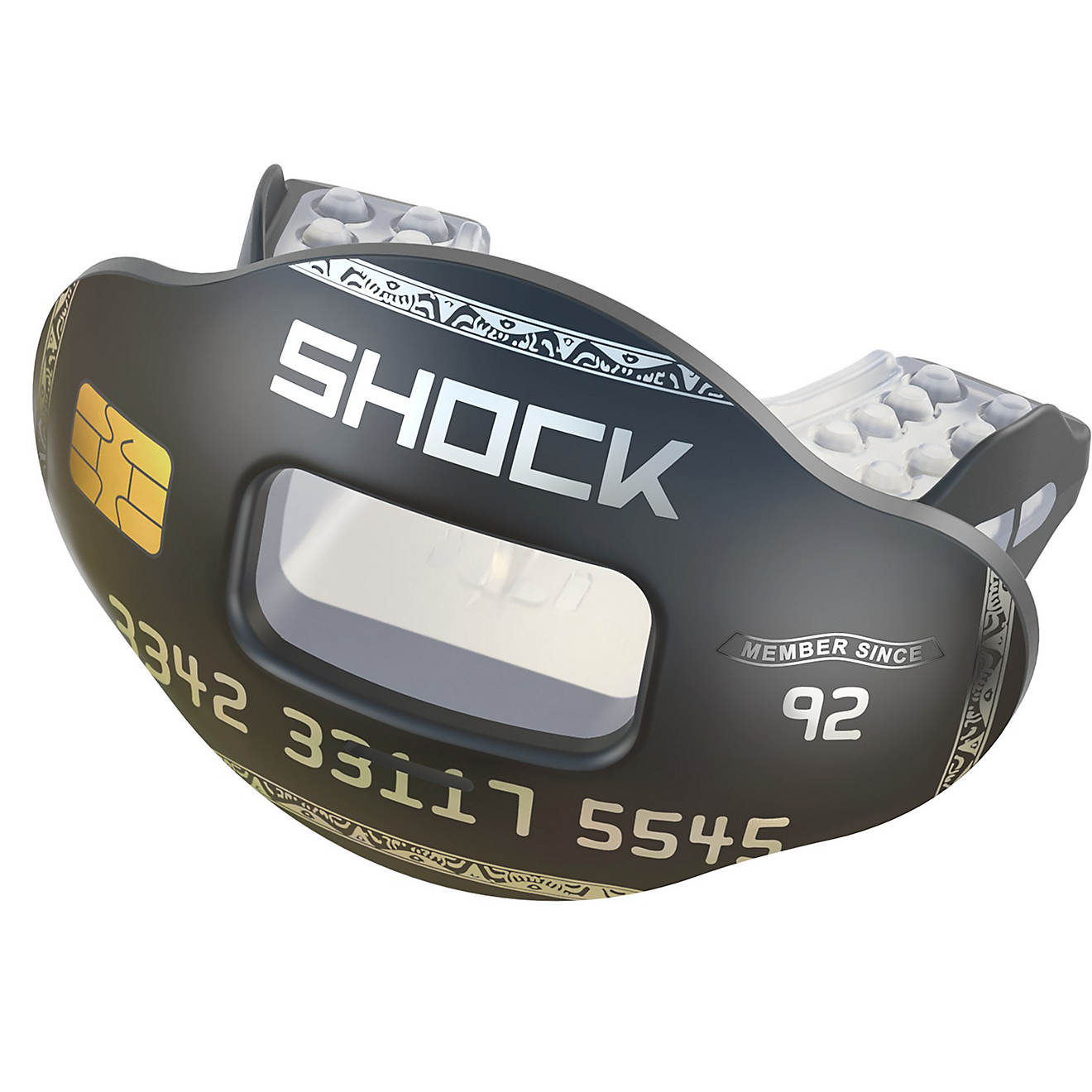 Shock Doctor Max Airflow Chrome Credit Card Mouthguard                                                                           - view number 1