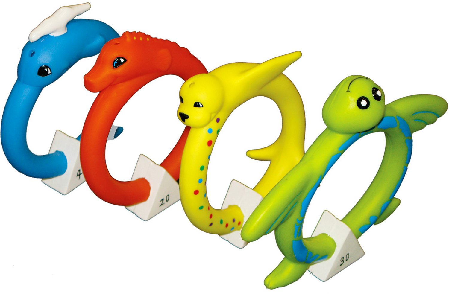 Poolmaster Soft Dive Animal Rings 4-Pack