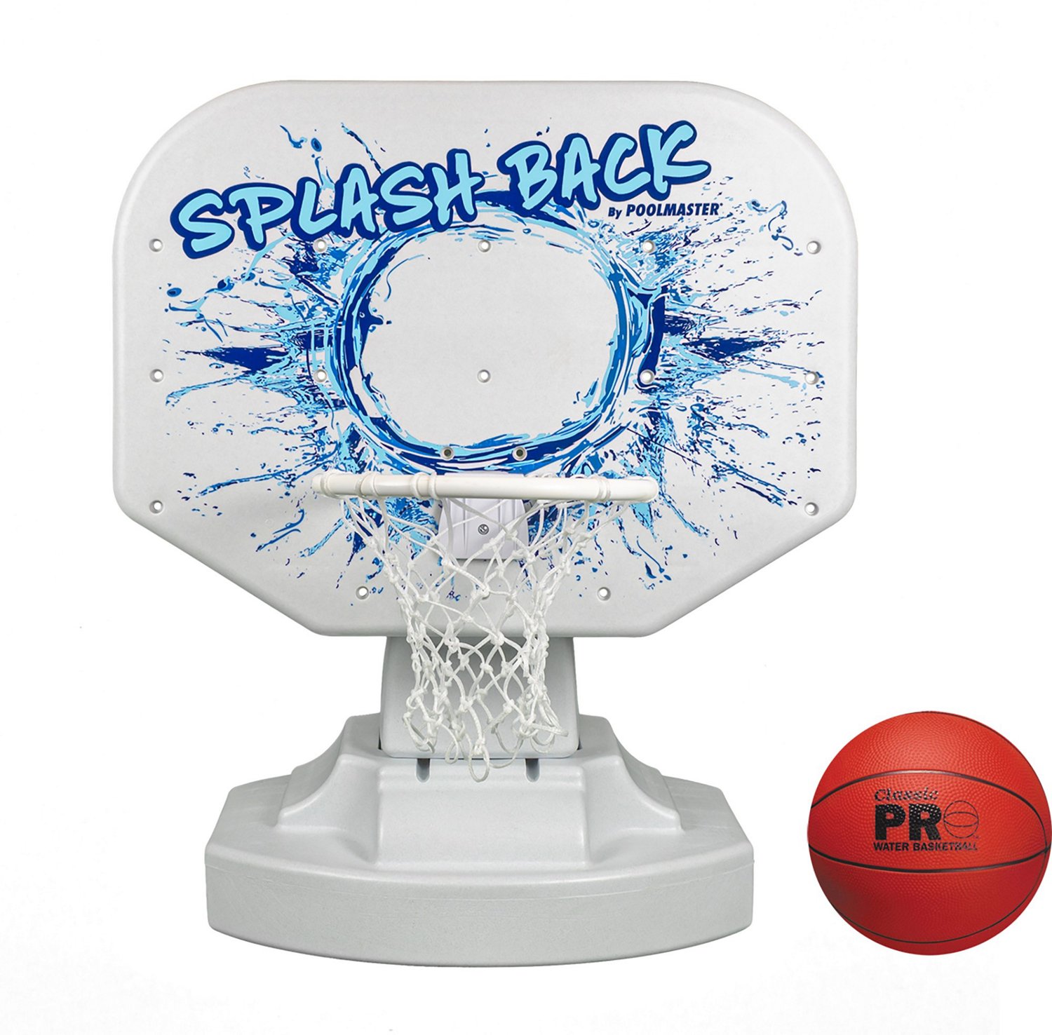Poolmaster Splashback Poolside Basketball and Volleyball Game Combo