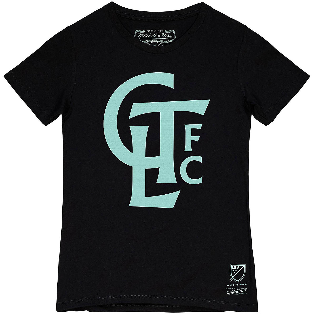 Mitchell & Ness Women's Charlotte FC Minted Monogram T-shirt                                                                     - view number 1