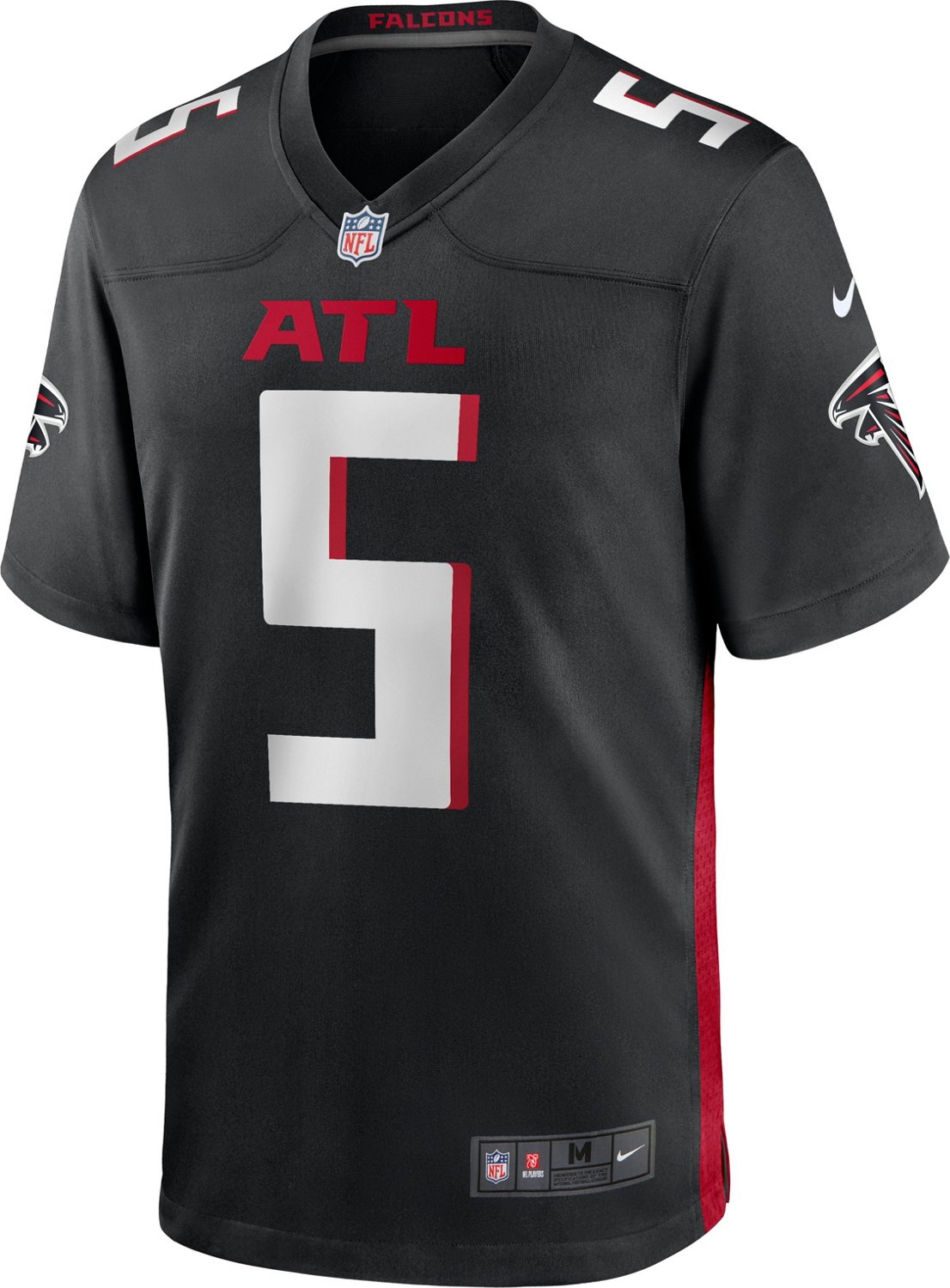 Atlanta Falcons Nike Home Game Jersey Black Custom Youth