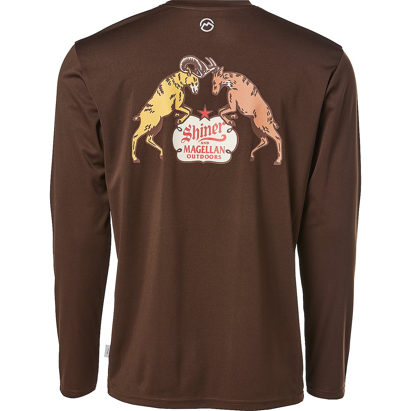 Magellan Outdoors Shiner Men's Bottle Cap Graphic Long Sleeve T-shirt                                                            - view number 1